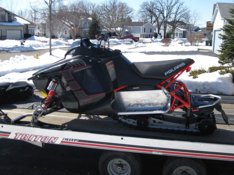 rush snowmobile mint miles offer condition